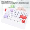 CHEOTIME Mechanical Number Pad, USB Wired 17 Keys Programmable Numeric Keypad with Joystick Control Hot Swappable N Key Rollover 12 RGB Backlit for PC Laptop Gaming Office (White) view 2