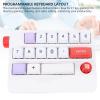 CHEOTIME Mechanical Number Pad, USB Wired 17 Keys Programmable Numeric Keypad with Joystick Control Hot Swappable N Key Rollover 12 RGB Backlit for PC Laptop Gaming Office (White) view 4