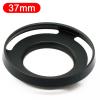 37 39 40.5 43 46 49 52 55 58 62 67 72 77 82mm Metal Tilted Vented Lens Hood for Leica for Sony Camera Excellent(37) view 2