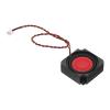 PATIKIL 2 Watt 8 Ohm Mini Speaker, 1PCS Full-Range Mobile Portable Advertising Machine Micro Loudspeaker Connector for Small Electronic Project, Black Red view 1