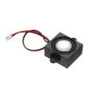 PATIKIL 3 Watt 4 Ohm Mini Speaker, 1PCS Full-Range Mobile Portable Advertising Machine Micro Loudspeaker Connectors for Small Electronic Projects, Black Silver view 1