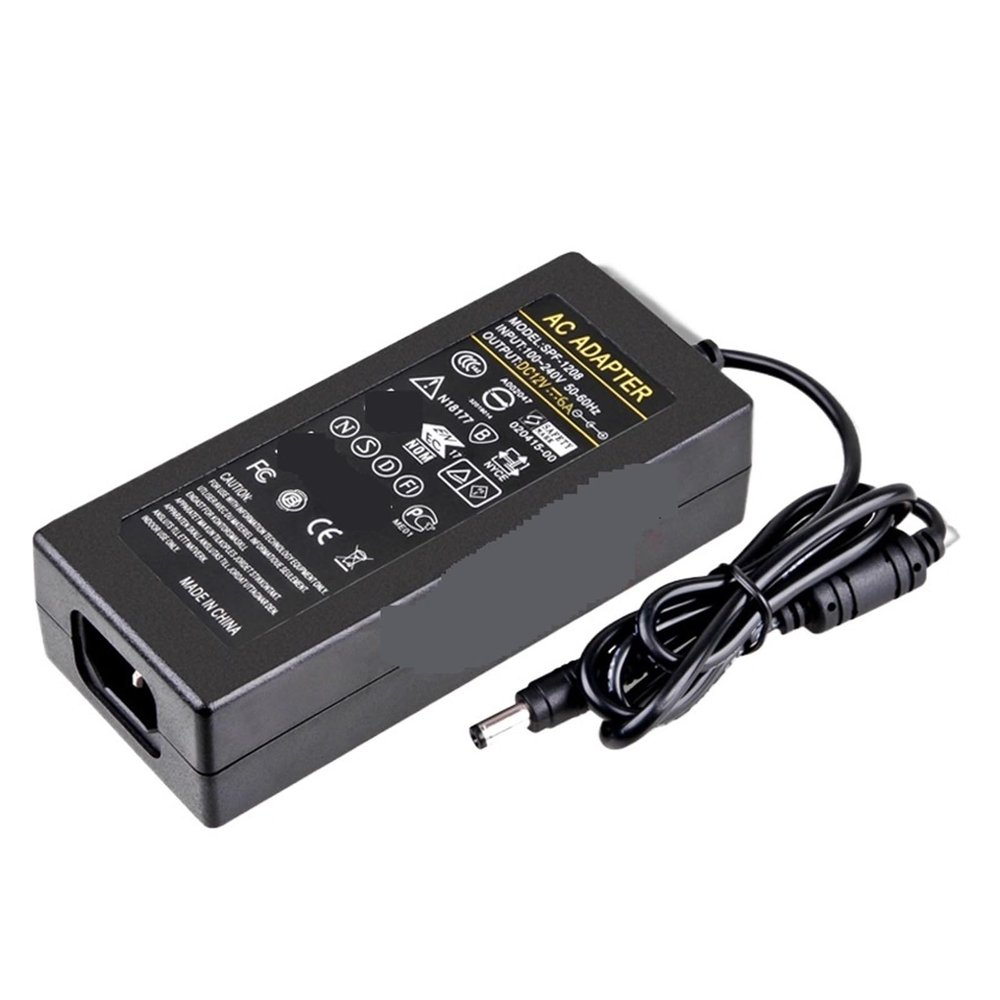 12v6a Power Adapter 5A 12V4A 12V5.2A LCD Monitor LED Light Strip Power Supply(UK)
