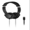 Kensington Classic EQ USB-C Headphone, 6 ft (1.8m) Nylon Braided Cord, for School, Kids, Adults, Padded Adjustable Headband, Black (K97602WWB) view 1