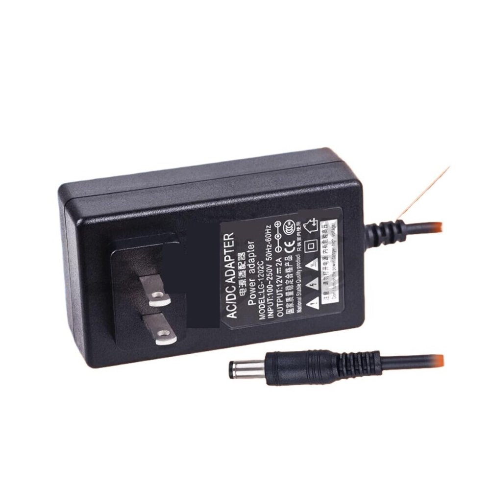 DVD Power Adapter 12V2A TV Portable EVD Charging Cable(EU)
