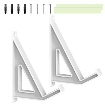 Laptop Wall Mount Holder - Heavy Duty Wall Hanger & Display Shelf | Versatile Computer Stand for Laptops Routers Consoles Books Art Frames Paintings, and Bedside Electronics Storage 5.79x2.56x1.5in
