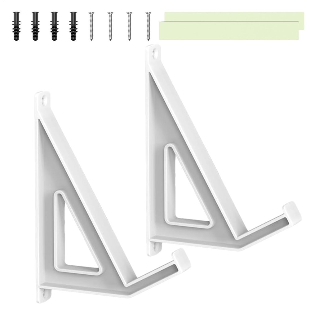 Laptop Wall Mount Holder - Heavy Duty Wall Hanger & Display Shelf | Versatile Computer Stand for Laptops Routers Consoles Books Art Frames Paintings, and Bedside Electronics Storage 5.79x2.56x1.5in