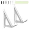 Laptop Wall Mount Holder - Heavy Duty Wall Hanger & Display Shelf | Versatile Computer Stand for Laptops Routers Consoles Books Art Frames Paintings, and Bedside Electronics Storage 5.79x2.56x1.5in view 1