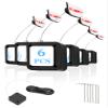 6Pack Remote Control Tether, 6.5 Ft Remote Control Leash, Retractable Safety Lock with Adjustable Lock Strap for TV Remotes, Game Controllers, and Tablets - Perfect for Showrooms view 1