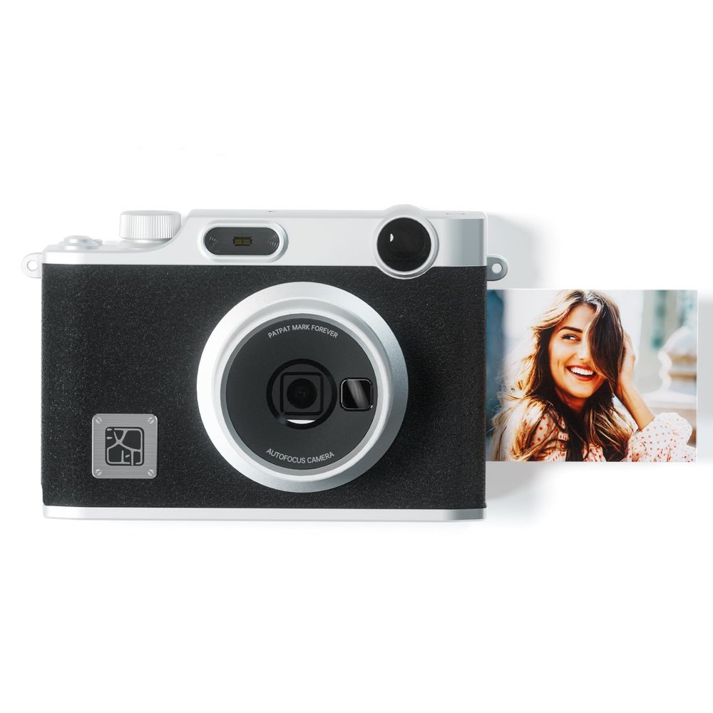 iDPRT Z3 Hanin Instant Film Camera, Full-Color Instant Print Digital Cameras Portable Photo Printer + 10 Instant Film, Gift for Birthday, Christmas, Holiday