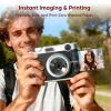 iDPRT Z3 Hanin Instant Film Camera, Full-Color Instant Print Digital Cameras Portable Photo Printer + 10 Instant Film, Gift for Birthday, Christmas, Holiday view 3