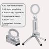 ALRLORO 360Rotating for MagSafe Tripod Mount, Adjustable Aluminum Magnetic Foldable Cell Phone Stand Fits Vlog, Gym, Travel Essentials Accessories view 3