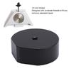 Serounder Satellite Tripod Mount Adapter, Universal Aluminum Alloy 1/4 Inch Threaded Tripod Adapter with Adjustable Pole Clamp, for Rectangular Dish (Black) view 4