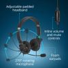 Kensington Classic EQ USB-C Headset with Mic and Volume Control, 6 ft (1.8m) Nylon Braided Cord, for School, Kids, Adults, Padded Adjustable Headband, Black (K97464WW) view 3