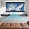 60 Inch Manual Projector Screen with Auto Lock, 8K / 4K Ultra HD 4:3 Wall Mounted Ceiling Pull Down Movie Screen for Indoor Outdoor Backyard Party view 3