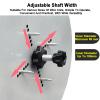 4/6 Axle Reel Holder/Dispenser,Wire Spool Rack with Brake Wheels,Electrical Wire Spool Holder Cart,Independent Bearing for Industrial(6 reel) view 3