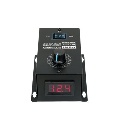 1200W 12V-48V 20A Motor Governor Adjust Speed Forward and Reverse Switch Electrodeless Variable Universal PWM Output