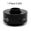 1pc 1X 0.35X 0.5X 0.63X Focusable Microscope C Mount Adapter Trinocular Reduce Lens CCD Camera Adapter for Microscope(1PC 0.35X Adapter) view 2