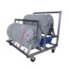 4/6 Axle Reel Holder/Dispenser,Silver Wire Spool Rack with Wheels,Electrical Wire Spool Holder Cart,Independent Bearing for Industrial(6 reel) view 1