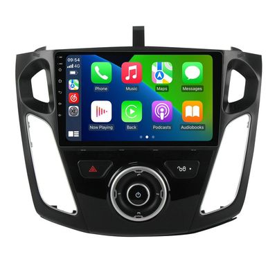 Android Stereo for Ford Focus 2012-2018 - 9" IPS Touch Screen Built-in Car-Play Android Auto/GPS Navigation/5G WiFi/FM/SWC/AHD Camera