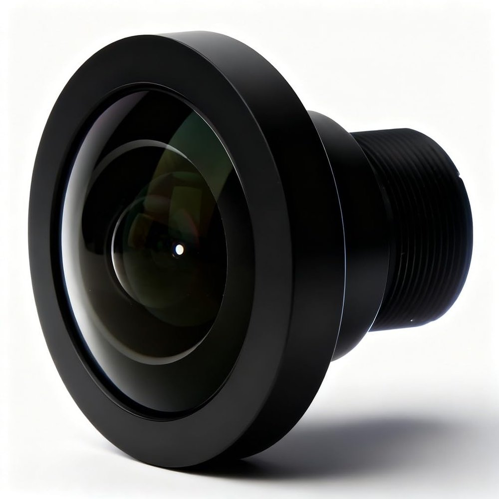 185 Degree Fisheye Lens, Ultra HD M12 Panoramic Wide Angle 1.3mm for Sports Camera - High Resolution, Durable ABS Material, Ideal for Action and Security