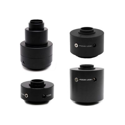 1pc 1X 0.35X 0.5X 0.63X Focusable Microscope C Mount Adapter Trinocular Reduce Lens CCD Camera Adapter for Microscope(1PC 0.63X Adapter)
