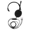 X6S PC MV Telephone Headset, Business Headset with Dual 35mm. Plug, HD Noise Reduction Monaural Headset for Call Center Customer Service, All Day Comfort with Volume view 1