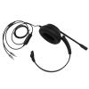 X6S PC MV Telephone Headset, Business Headset with Dual 35mm. Plug, HD Noise Reduction Monaural Headset for Call Center Customer Service, All Day Comfort with Volume view 2