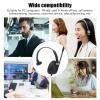 X6S PC MV Telephone Headset, Business Headset with Dual 35mm. Plug, HD Noise Reduction Monaural Headset for Call Center Customer Service, All Day Comfort with Volume view 4