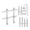 Camera Lens Repairing Remove Tool Set, Spanner Wrench with Replaceable Heads, Stainless Steel 105mm Opening - Durable Construction, Multi - Head Design for Large and Small Lens view 1