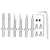 Camera Lens Repairing Remove Tool Set, Spanner Wrench with Replaceable Heads, Stainless Steel 105mm Opening - Durable Construction, Multi - Head Design for Large and Small Lens view 3