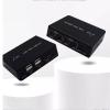 HDMI Synchronizer, HD 2-Screen Splitter, 2 Port for Two Computers Share One Monitor, Support Button Switch, 2 in 1 Out Seamless view 1