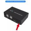HDMI Synchronizer, HD 2-Screen Splitter, 2 Port for Two Computers Share One Monitor, Support Button Switch, 2 in 1 Out Seamless view 3