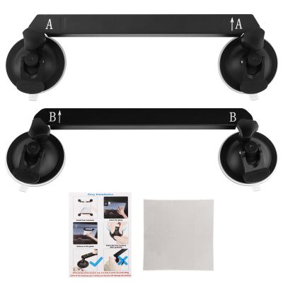 Kakalote Starlink Mini Car Suction Cup Mount, 2 Pack Replaceable Cups Starlink Mini Mount for Car Sunroofs or Windows, with Cleaning Cloth(Black)