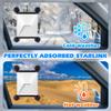 Kakalote Starlink Mini Car Suction Cup Mount, 2 Pack Replaceable Cups Starlink Mini Mount for Car Sunroofs or Windows, with Cleaning Cloth(Black) view 4