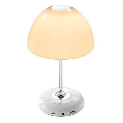 HaKaDeBe Bluetooth Table Lamp with Speaker, RGB 6-Color Night Light, Touch Control, Music Player with TWS Stereo, Dimmable Desk Lamp for Bedroom
