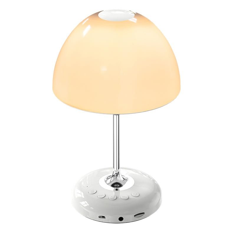 HaKaDeBe Bluetooth Table Lamp with Speaker, RGB 6-Color Night Light, Touch Control, Music Player with TWS Stereo, Dimmable Desk Lamp for Bedroom