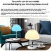 HaKaDeBe Bluetooth Table Lamp with Speaker, RGB 6-Color Night Light, Touch Control, Music Player with TWS Stereo, Dimmable Desk Lamp for Bedroom view 3