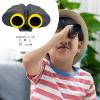 Luwecf Kids Playground Telescope Toy Science Toy Educational Role Playing for Outdoor Swing Set for Interactive Holiday Present, Binocular view 2