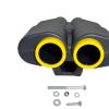Luwecf Kids Playground Telescope Toy Science Toy Educational Role Playing for Outdoor Swing Set for Interactive Holiday Present, Binocular view 4