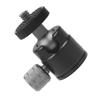 FELTECHELECTR Aluminum Alloy Mini Ball Head Tripod Adapter Rotating Mount Clamp for Camera Projector Portable Ball Head Base Accessory view 1