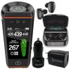 Bushnell Wingman HD View Golf Speaker, 3.5" Touchscreen, GPS Distances, Premium 360 Audio, Waterproof Design, Magnetic Cart Mount with Wearable4U Black Earbuds & Car/Wall Chargers Bundle view 1