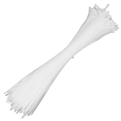16 inch White Zip Ties Heavy Duty 200 PCS,220 lbs Ultra Strong Plastic Wire Ties, Large Cable Ties Extra Long Tie Wraps, Indoor and Outdoor UV Resistant (white, 16inch-200pcs)