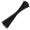 16 inch Black Zip Ties Heavy Duty 200 PCS,220 lbs Ultra Strong Plastic Wire Ties, Large Cable Ties Extra Long Tie Wraps, Indoor and Outdoor UV Resistant (black, 16inch-200pcs) view 1