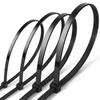 16 inch Black Zip Ties Heavy Duty 200 PCS,220 lbs Ultra Strong Plastic Wire Ties, Large Cable Ties Extra Long Tie Wraps, Indoor and Outdoor UV Resistant (black, 16inch-200pcs) view 2