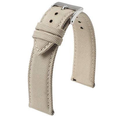 18mm 19mm 20mm 21mm 22mm 24mm Waterproof Sailcloth Watch Strap Two-Sided Nylon Watchband Quick Release Band Sport Belt For Men(BEIGE,22mm)