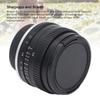 50mm F17. Manual Lens, Frame Large Aperture Fixed Lens, Bokeh Effect with Multi Layer Reflective Coating, 42MM Thread Mount for DSLR Cameras, Compact view 2