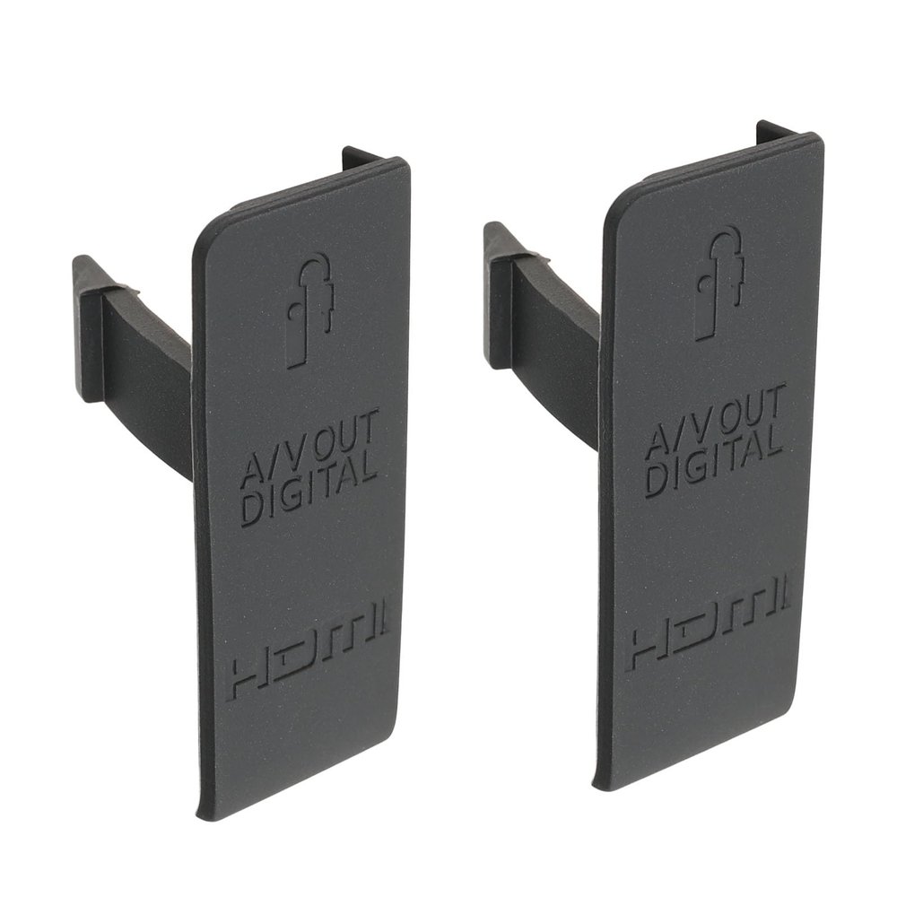 Create idea 2X Replacement Rubber Covers Compatible with Canon EOS 500D USB/AV Out/HDMI/MIC