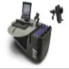 AutoExec Roadmaster Car Desk and Portable Workstation with Phone Mount, Tablet Mount and Phone Vent Clip, Grey view 1
