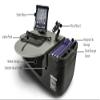 AutoExec Roadmaster Car Desk and Portable Workstation with Phone Mount, Tablet Mount and Phone Vent Clip, Grey view 3