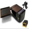 AutoExec Reach Desk Front Seat Car Desk and Portable Workstation with 400 watt Power Inverter and Phone Vent Clip, Mahogany view 1